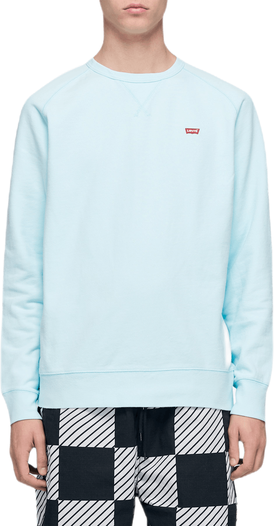 Original Housemark Icon Crew Blue, Male, Odevy, mikiny a mikiny, Modrá, XL