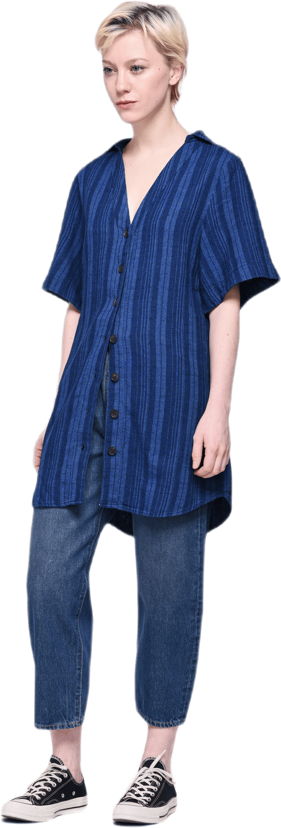 Frida Dress Blue - Bild 4