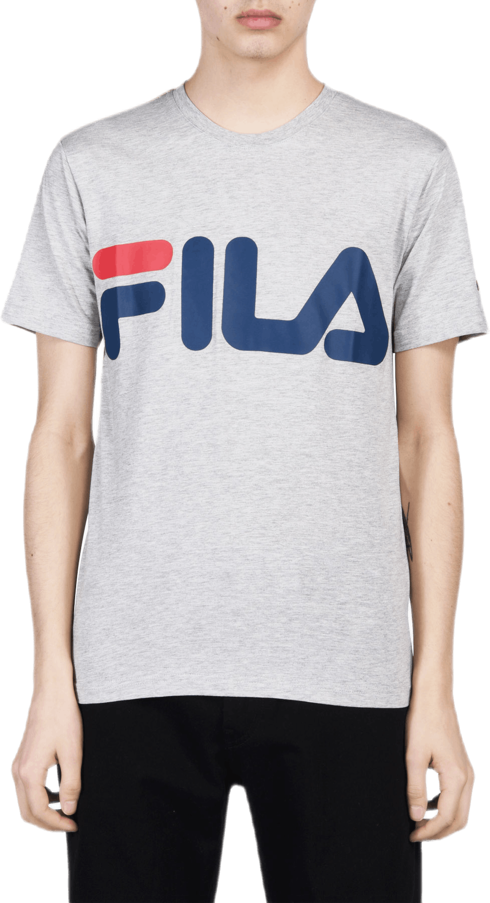 Classic Logo Tee Gray, Unisex, Apparels, Tops, Grey, M