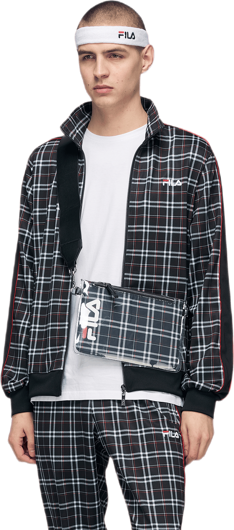 Transparent Cross Body Bag Black - Bild 4