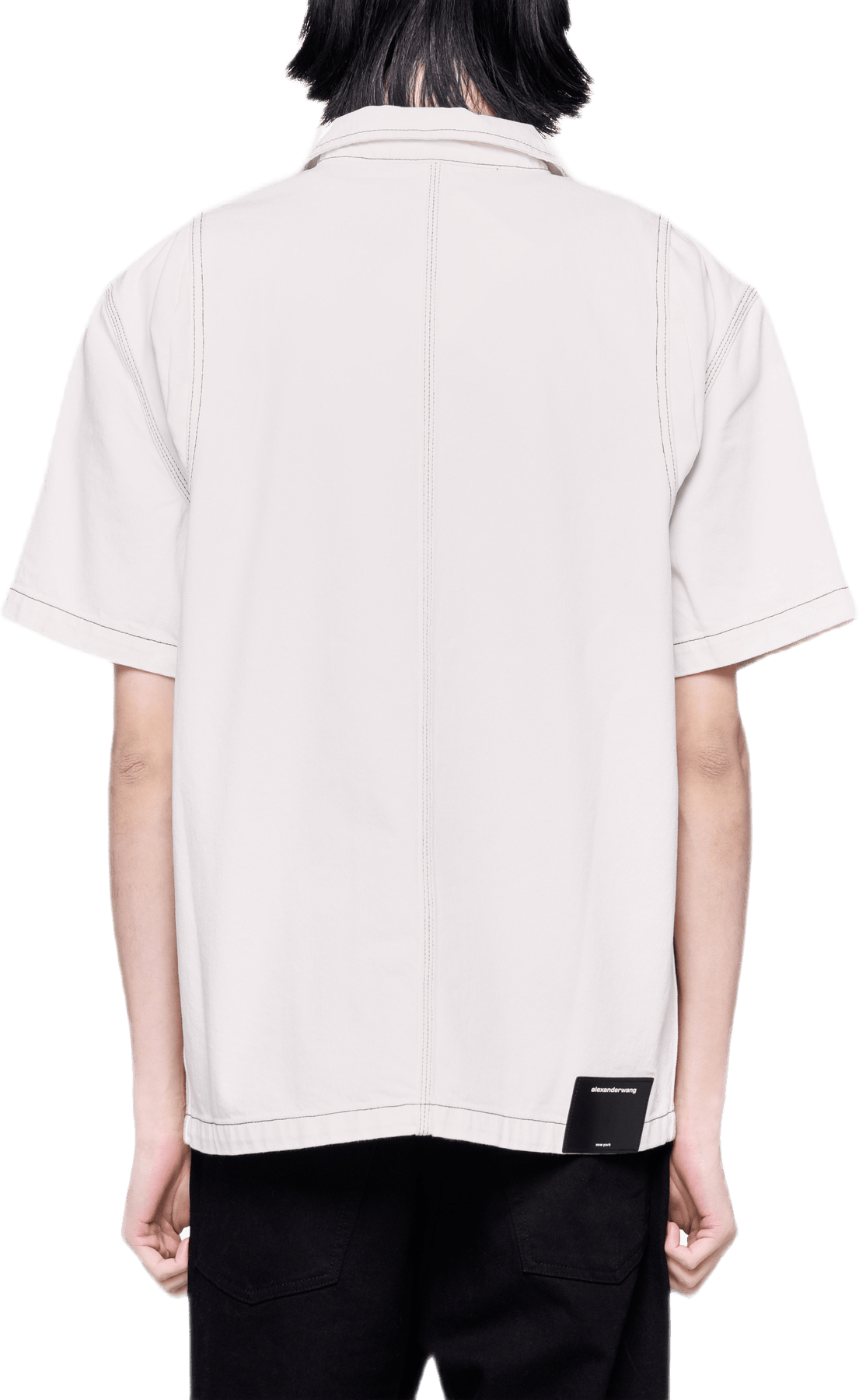 Overdyed Denim Shirt White - Bild 3