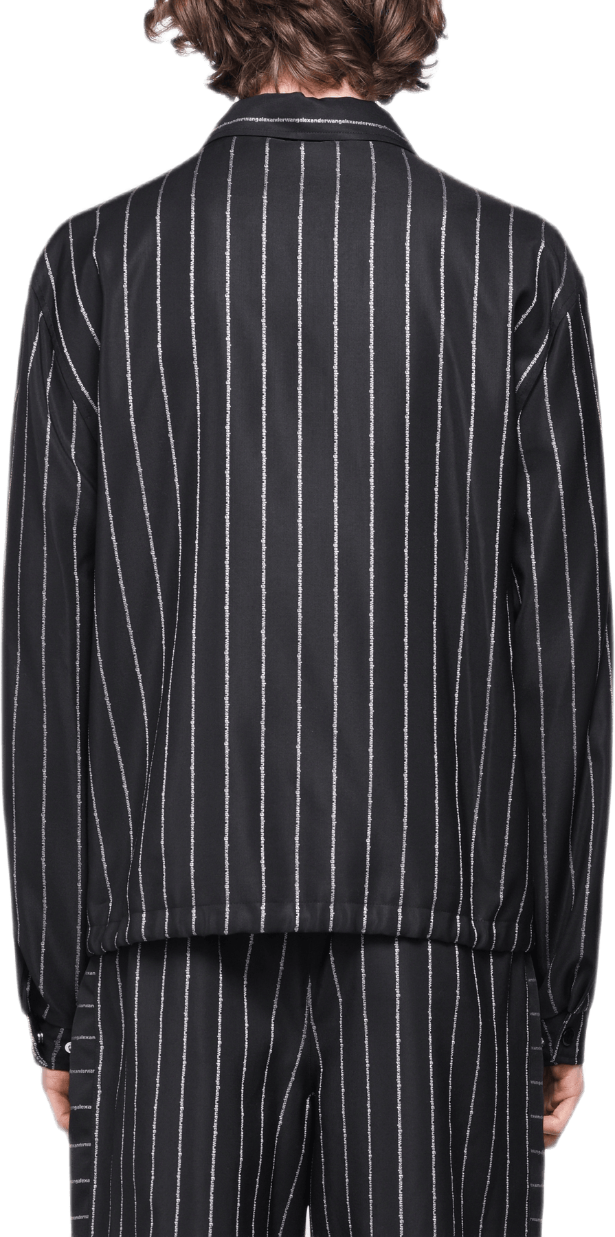 Wool Jacquard Coach Jacket Black - Bild 3