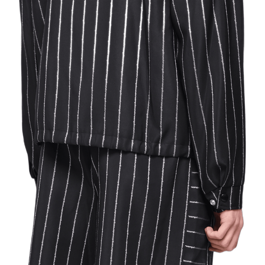 Wool Jacquard Coach Jacket Black - Bild 4