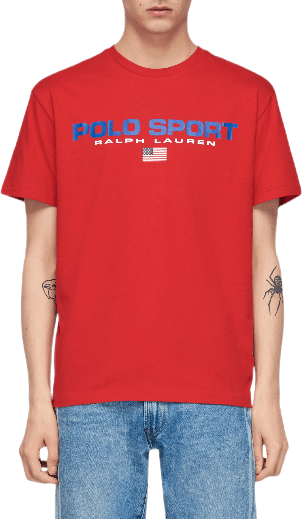 Classic Fit Polo Sport T-Shirt, Male, Apparels, short sleeve, Red, XL