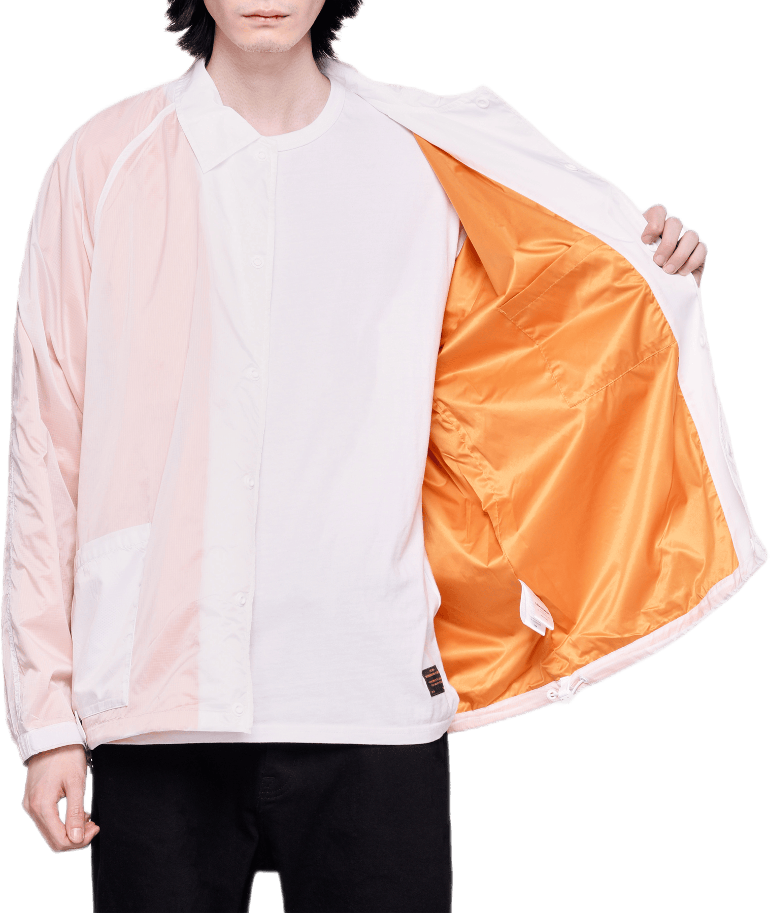 Transparent Coach Jacket Orange - Bild 5