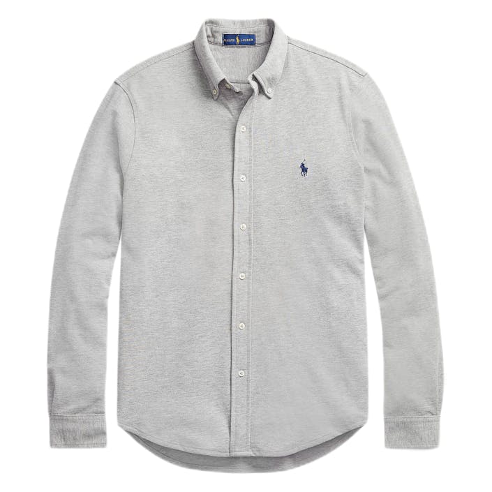 Featherweight Mesh Shirt Andover Heather, Male, Odzież, Koszule, Szary, M