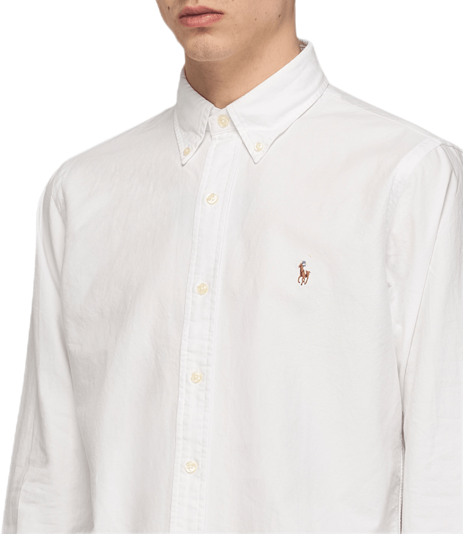 Custom Fit Oxford Shirt White - Bild 3