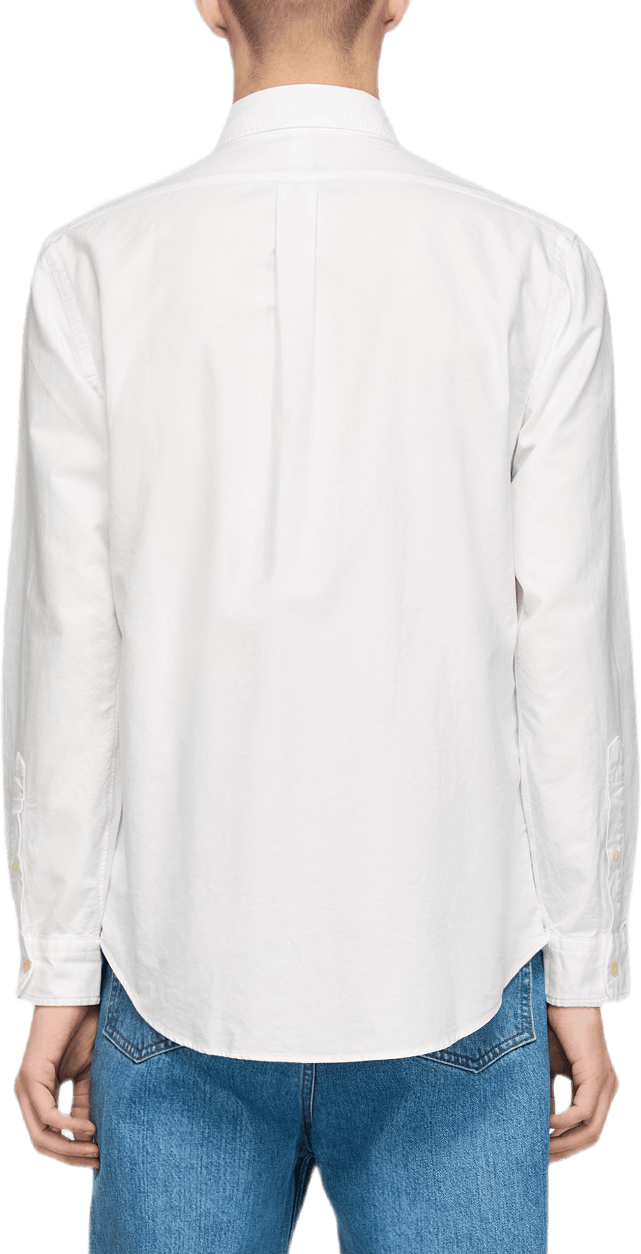 Custom Fit Oxford Shirt White - Bild 4