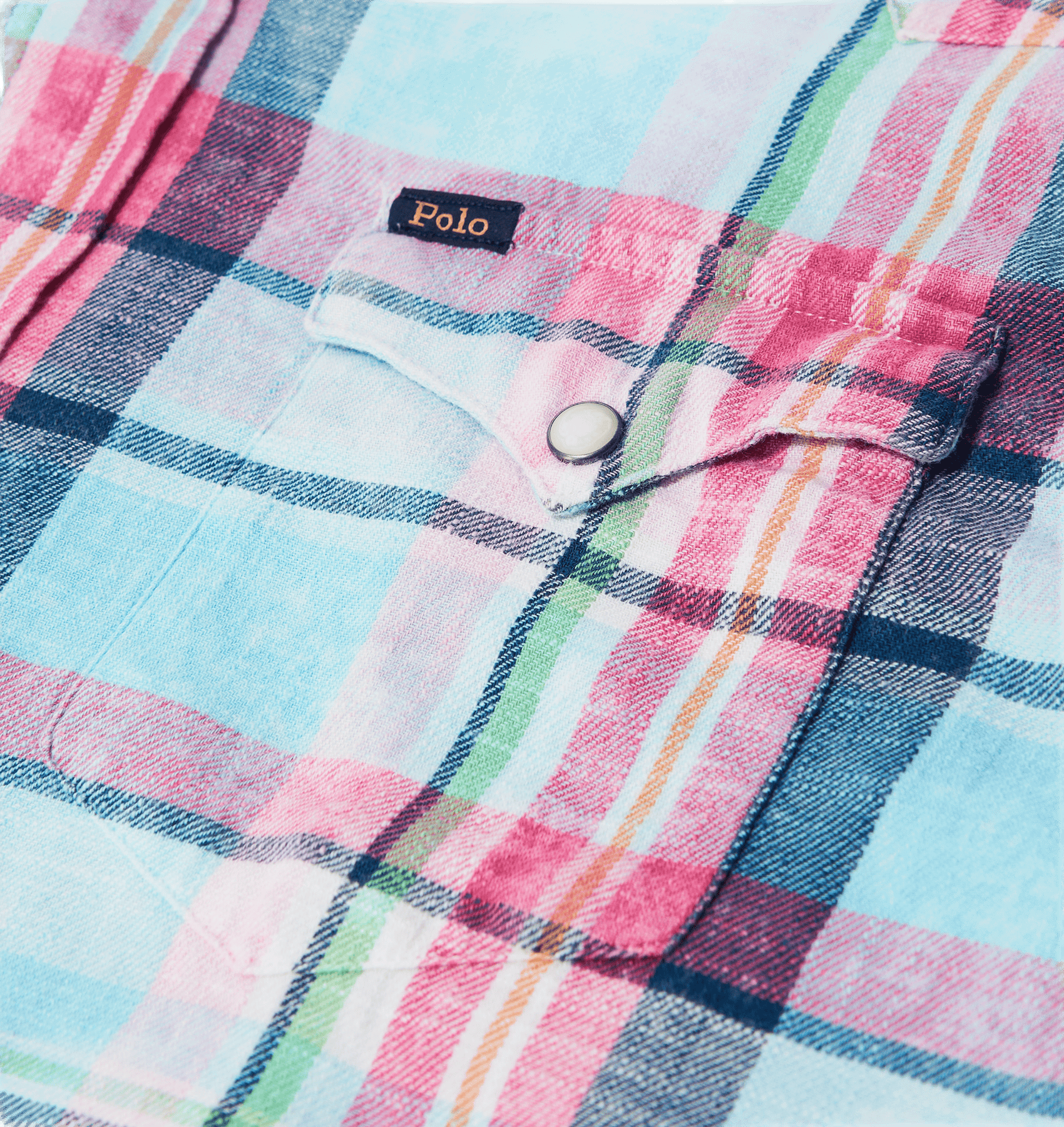 Slub Cotton Plaid Western Shirt - Bild 2