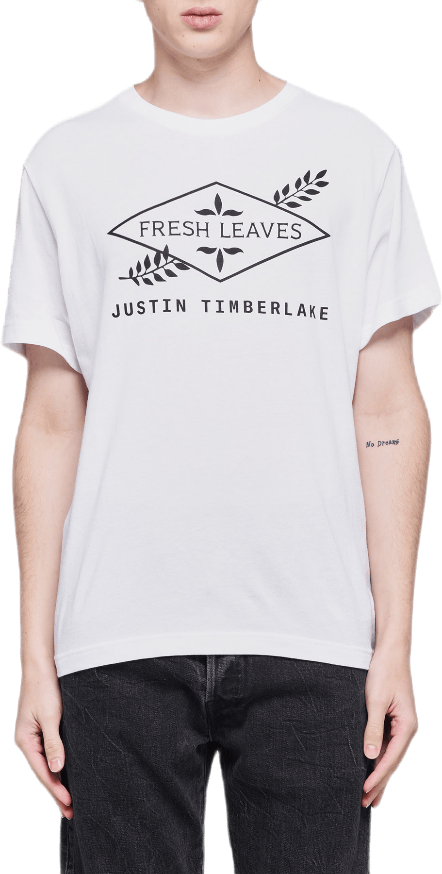 Fresh Leaves Tee White