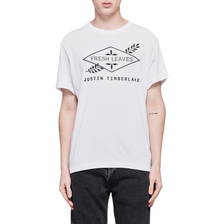 Fresh Leaves Tee White