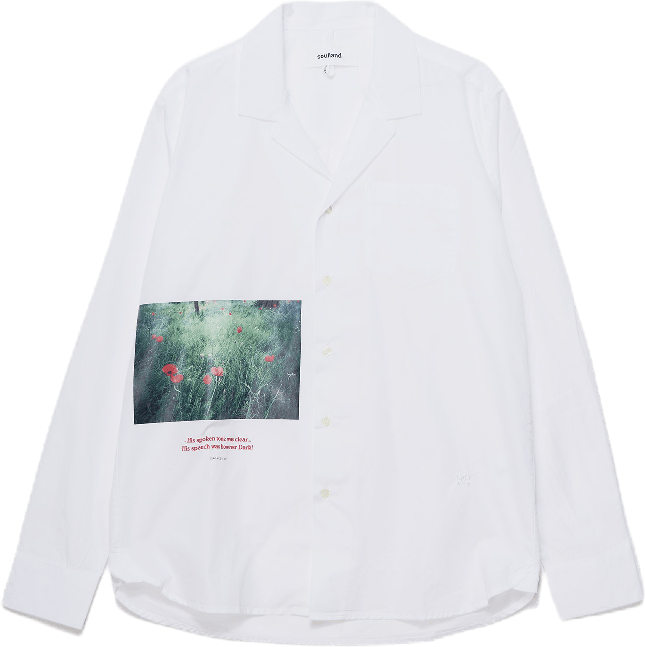 Blant Bowling Shirt White