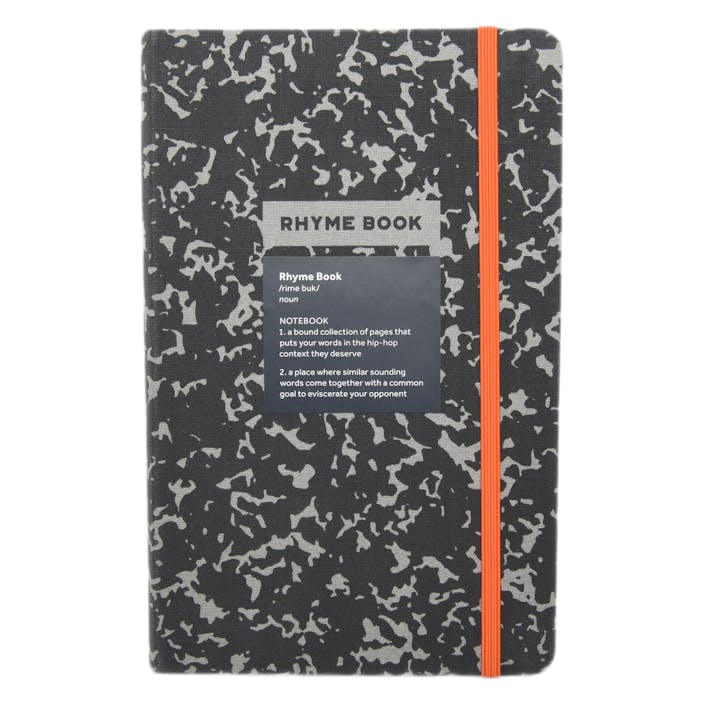 Rhyme Book: A Lined Notebook W Multi, Unisex, Ausrüstung, Zubehör, Schwarz, ONESIZE