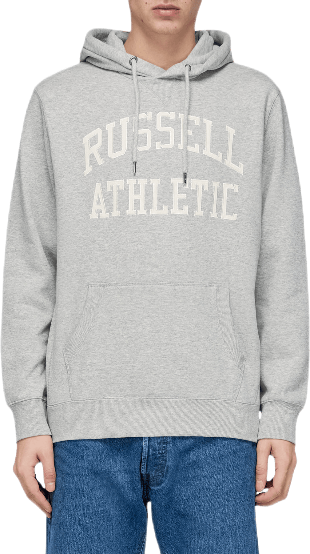 Pull-over Hoody Brushed Fleece Gray