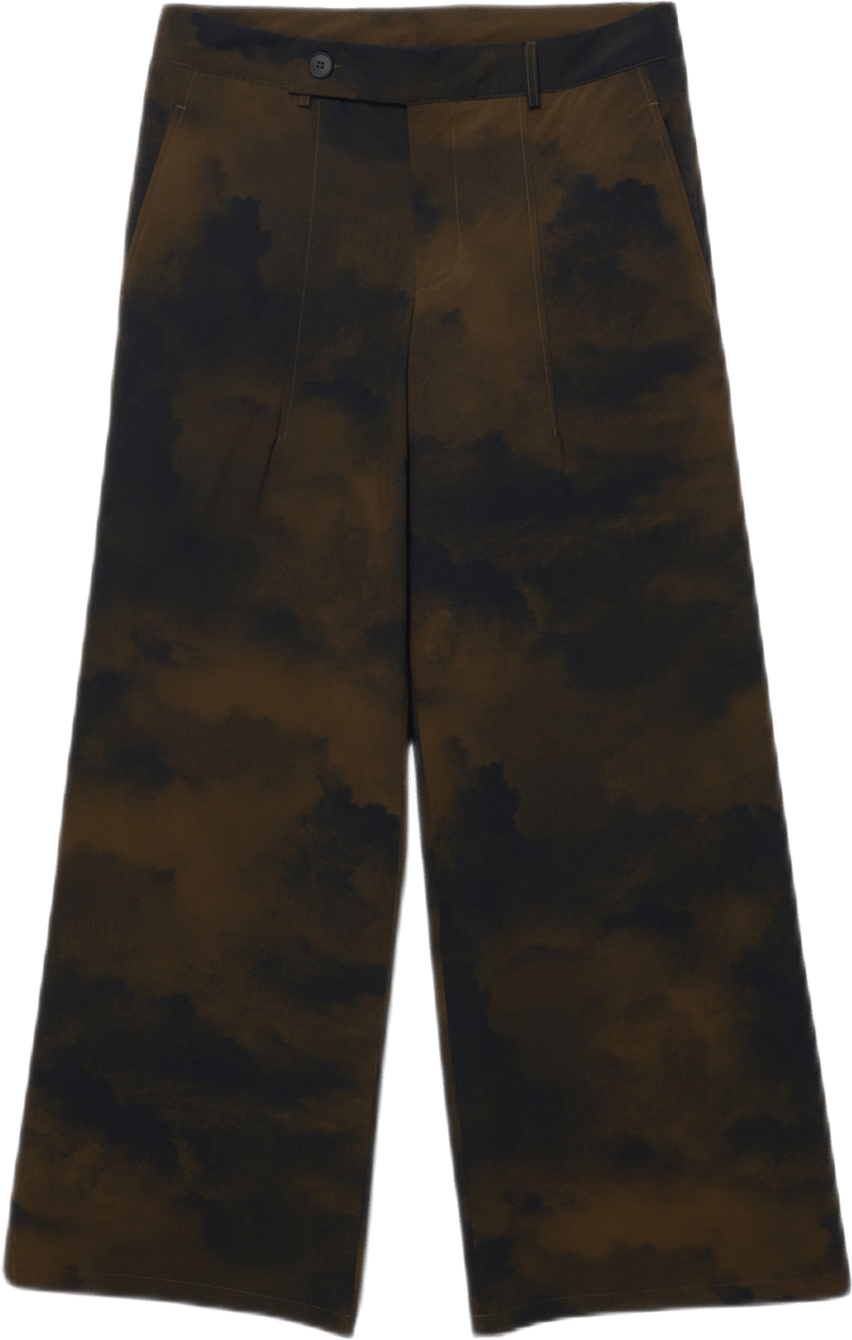 Terrain Print Pants Brown