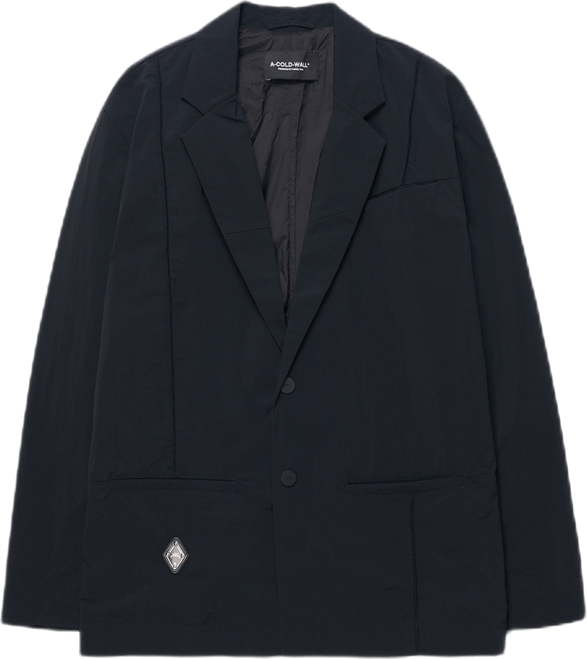 Rhombus Badge Blazer Black