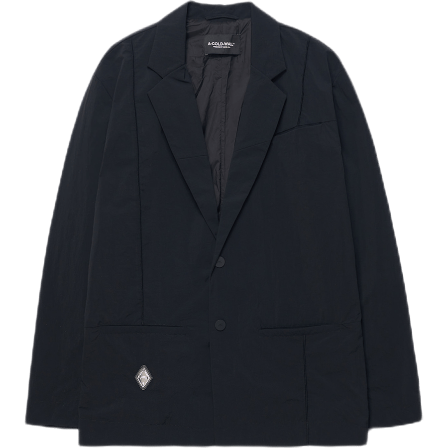 Rhombus Badge Blazer Black