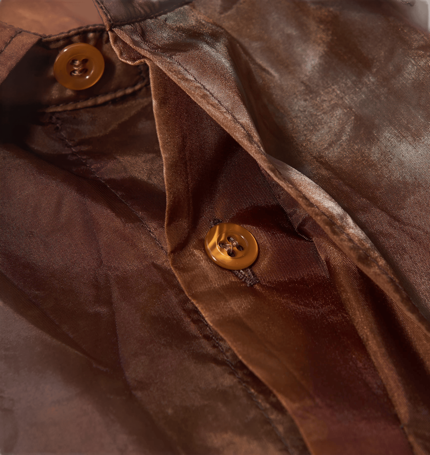 Translucent Long Sleeve Shirt Khaki - Bild 3