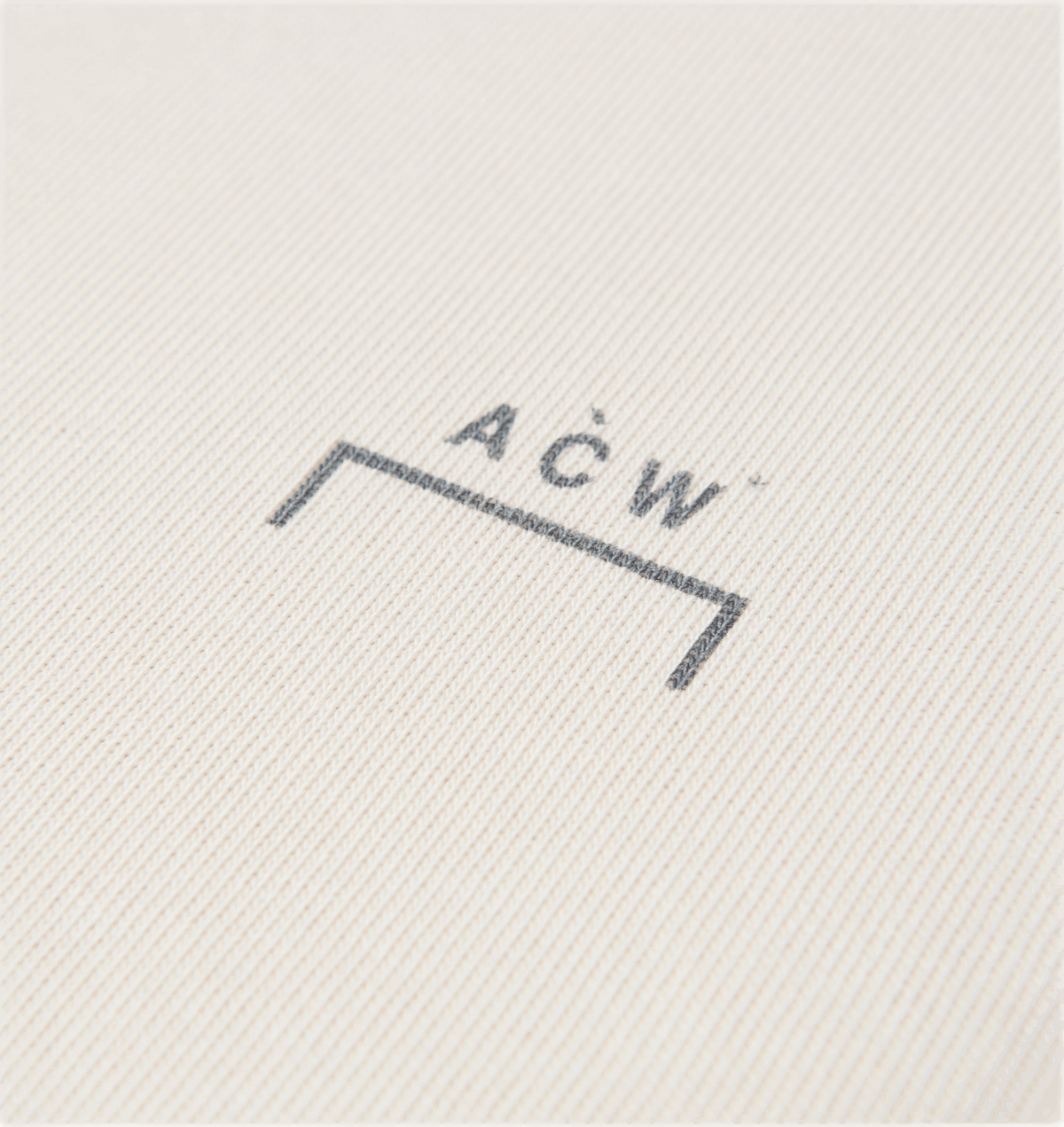 Stencil Long Sleeve T-shirt Gray