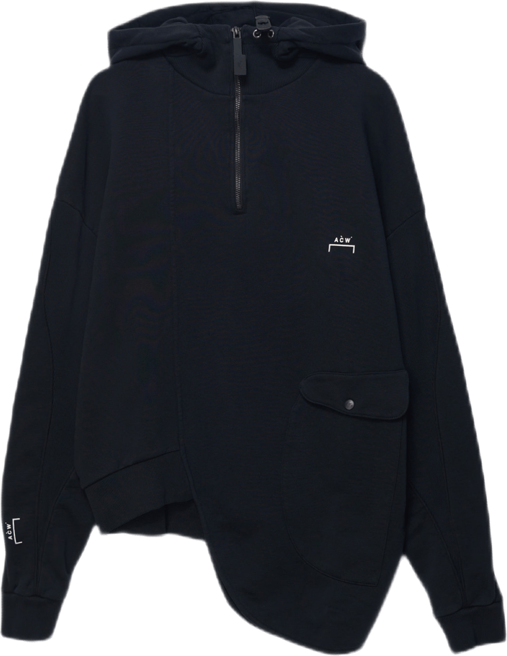Curve Hoodie Black, Male, Kläder, hoodies och sweatshirts, Svart, M