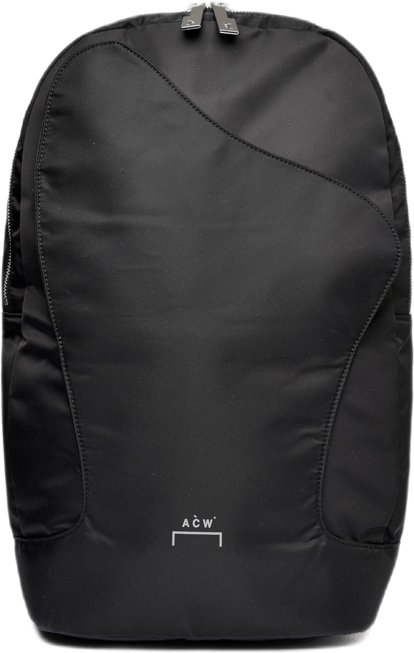 Curve Flap Backpack Black