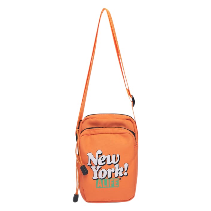 Compact Messenger Bag Orange, Unisex, Ekwipunek, torby i plecaki, Pomarańczowy, ONESIZE