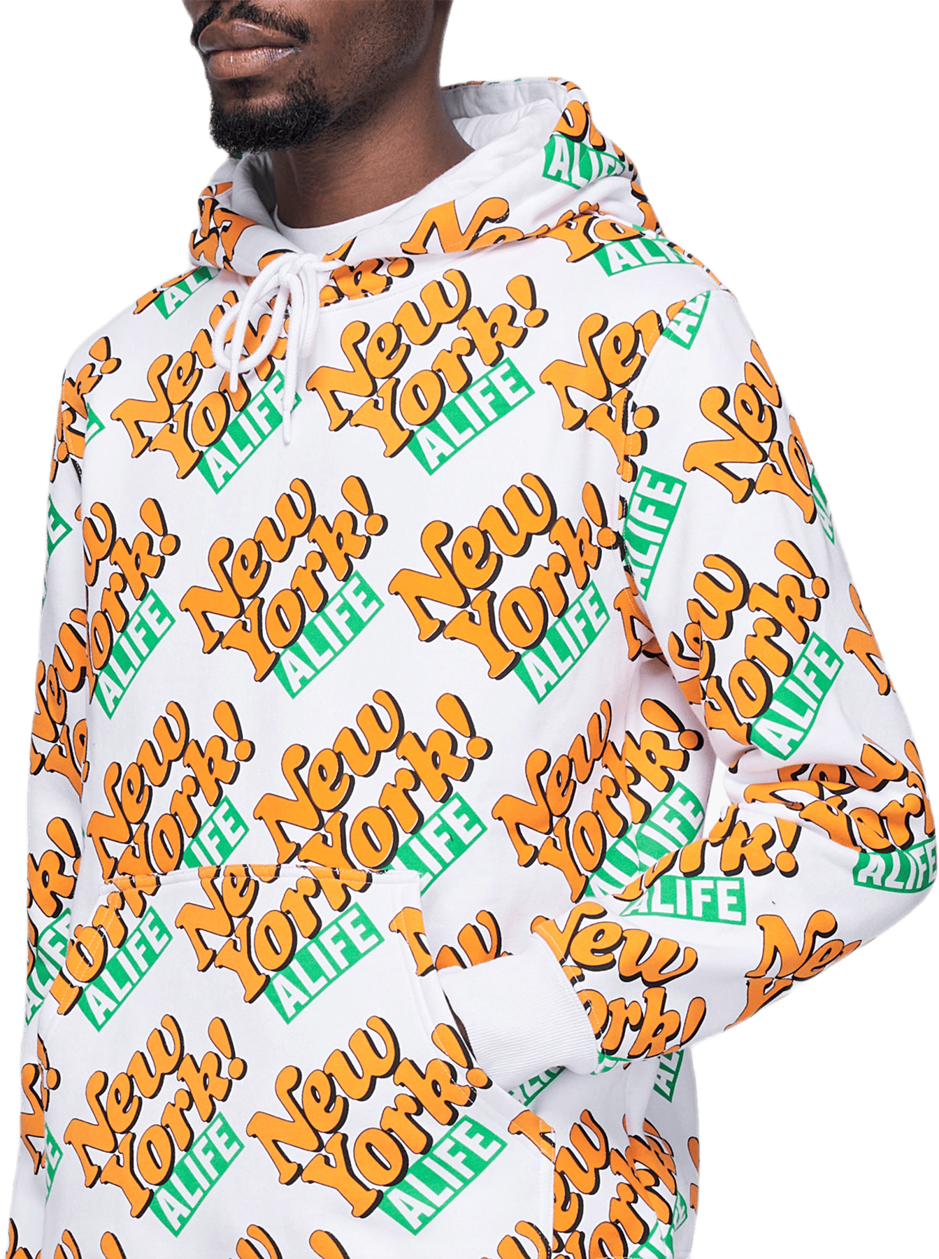 Allover Pullover White - Bild 3