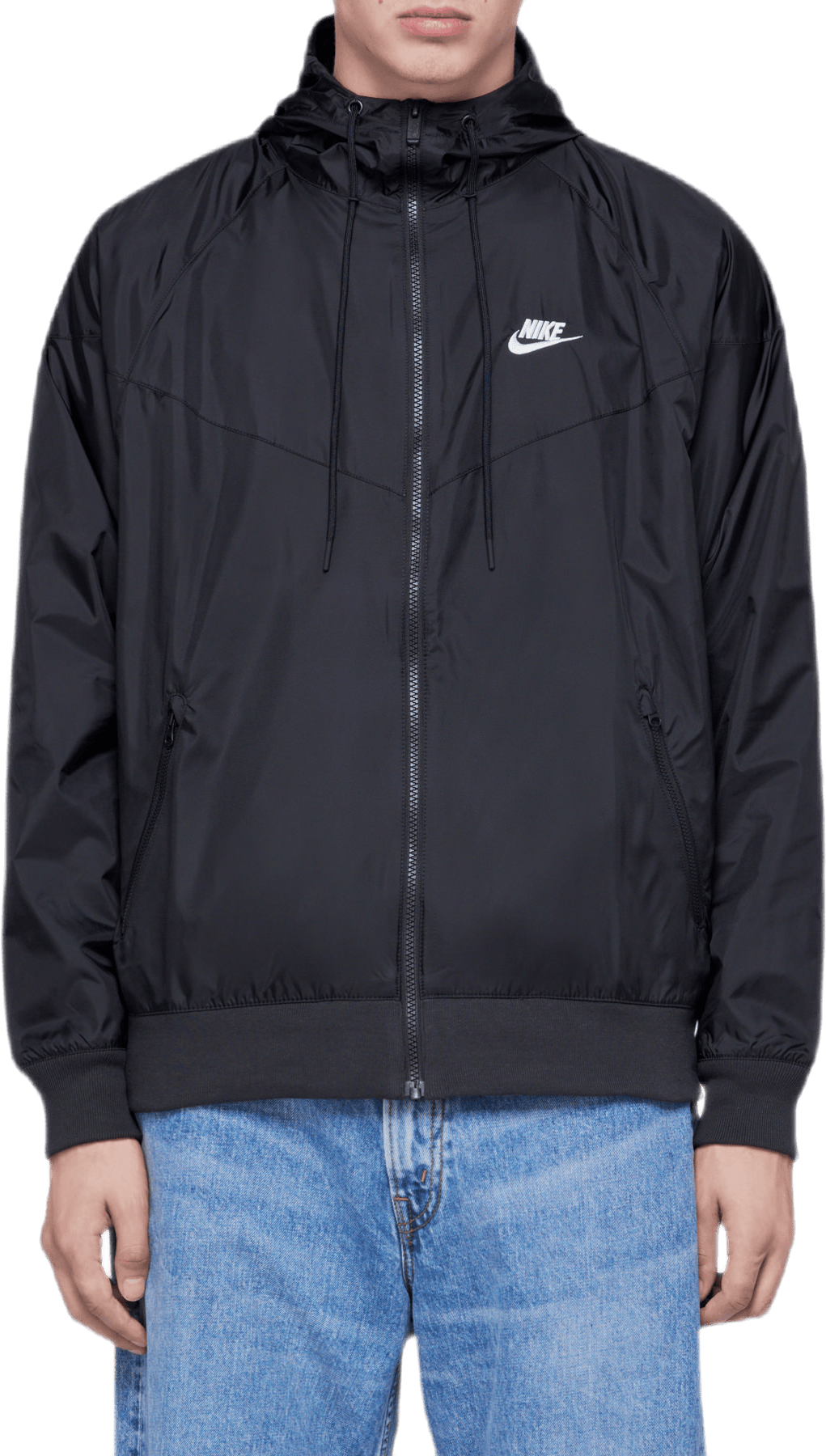 Hooded Windbreaker Black, Male, Kläder, jackor, Svart, XL