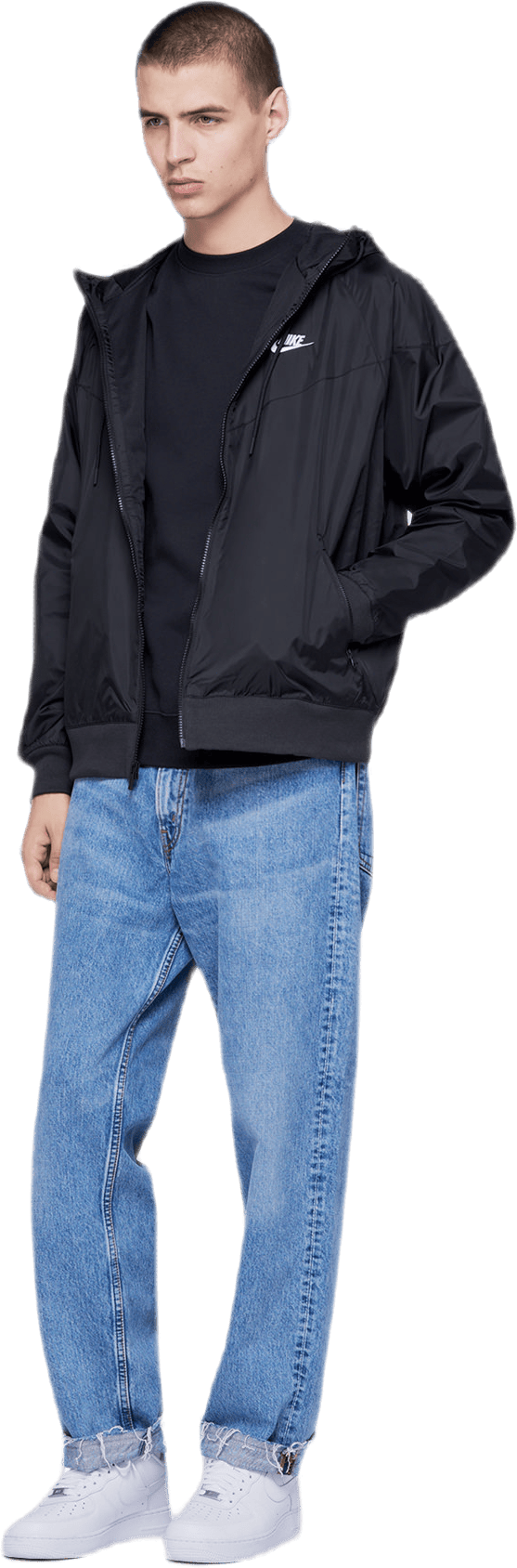 Hooded Windbreaker Black - Bild 2