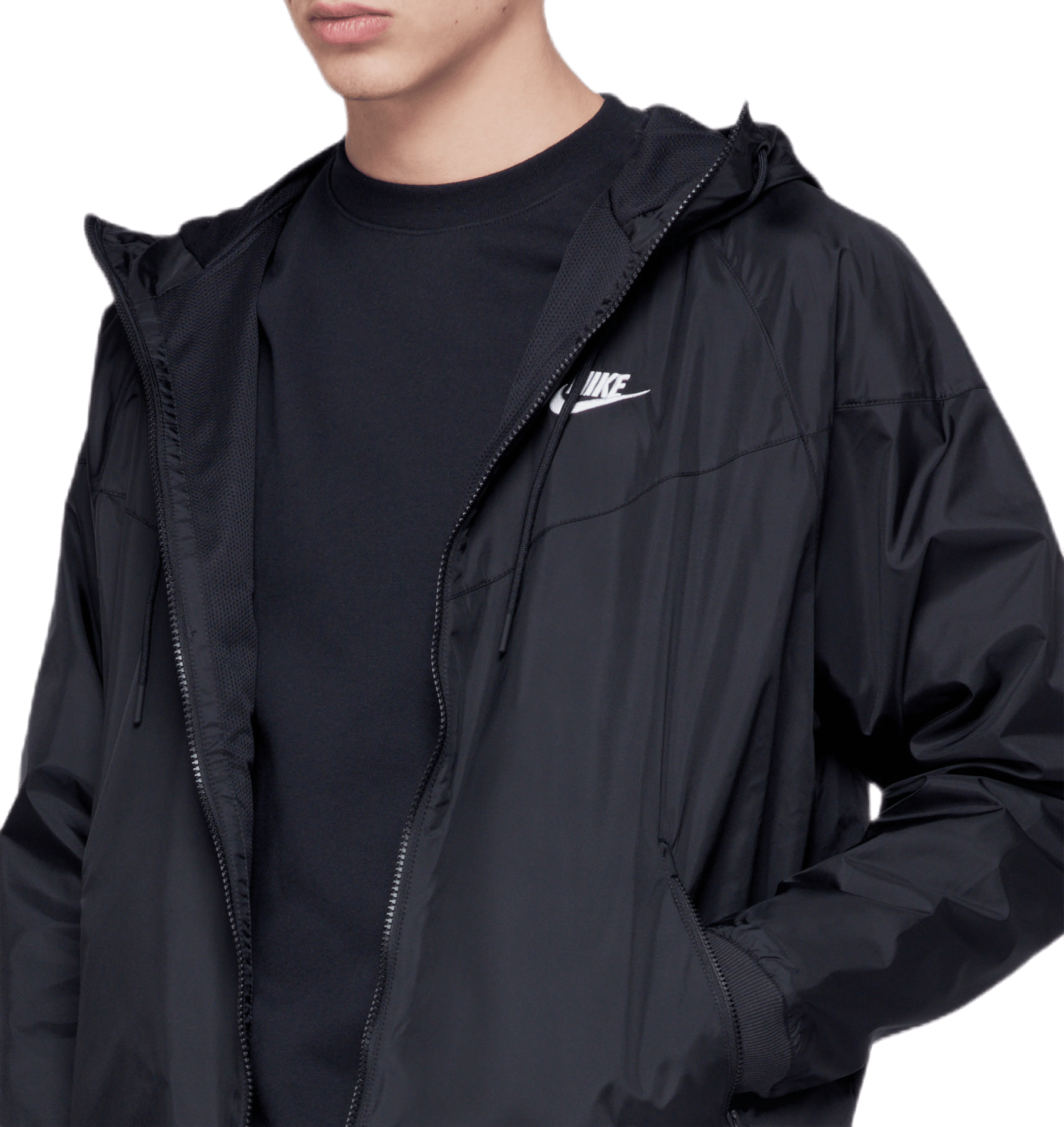 Hooded Windbreaker Black - Bild 3