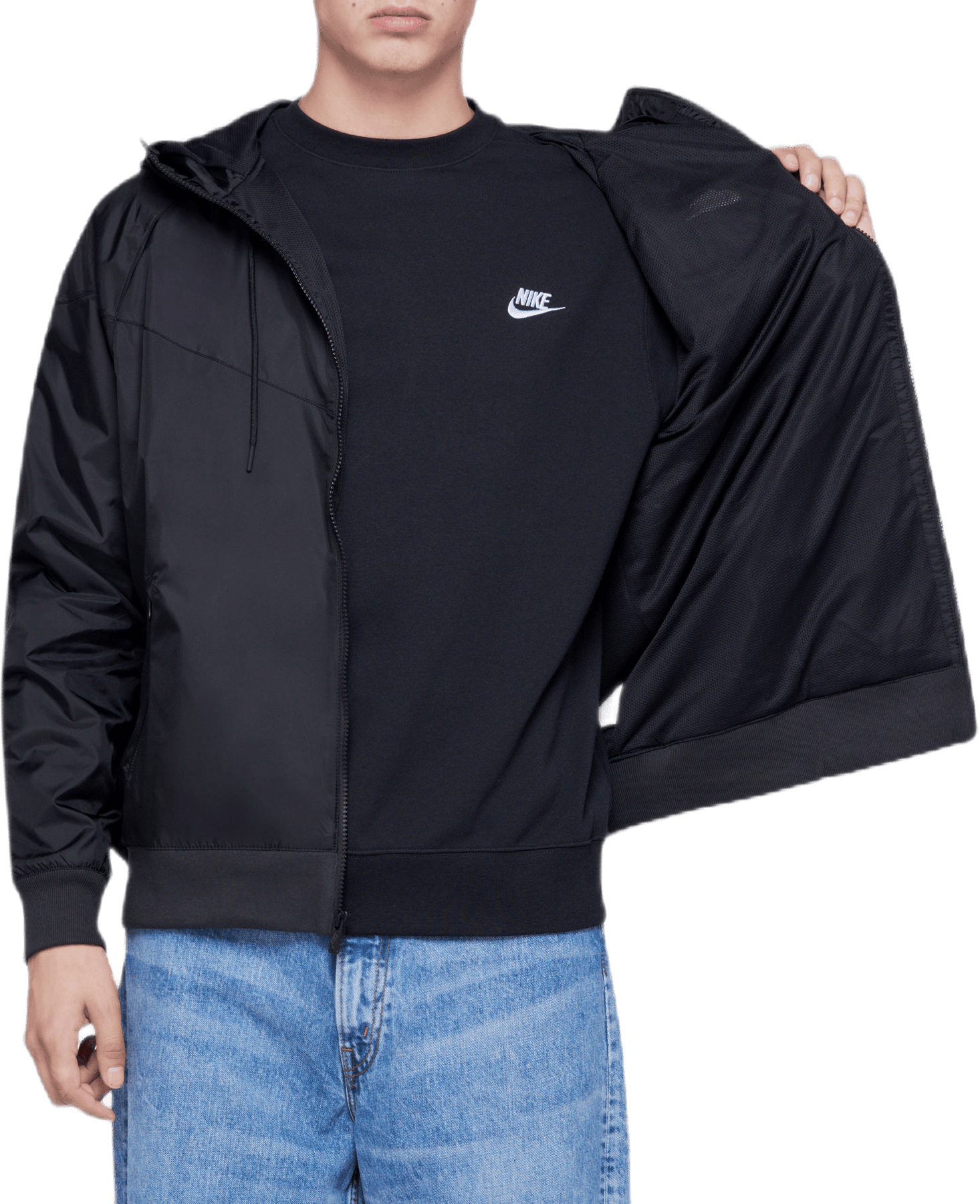 Hooded Windbreaker Black - Bild 5