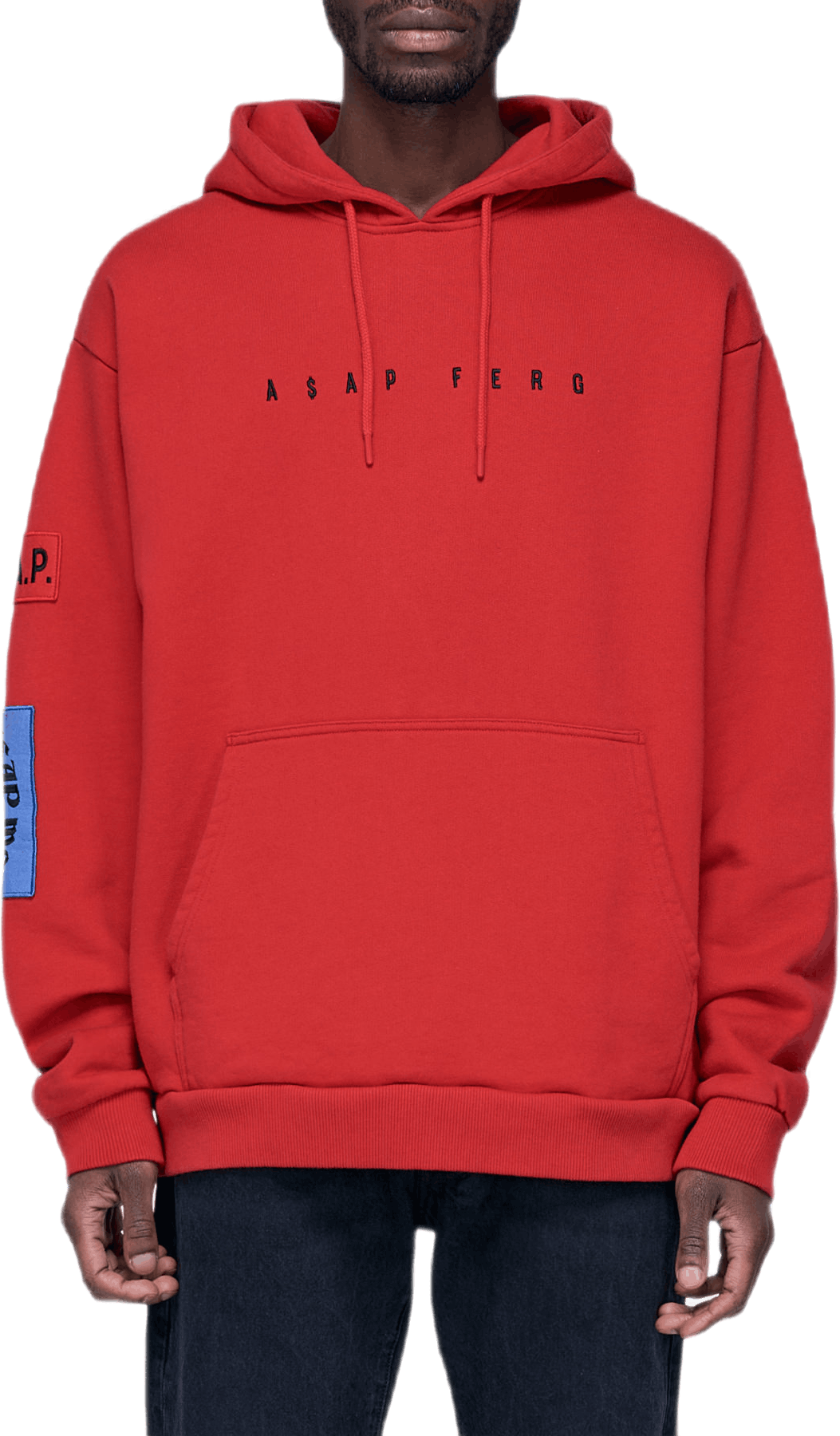 A$ap Mob Worldwide Red, Unisex, Kläder, hoodies och sweatshirts, Röd, XL