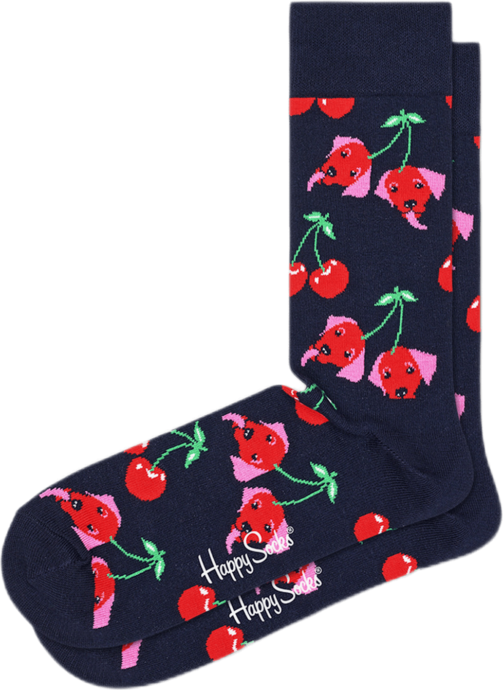 Cherry Dog Sock Multi