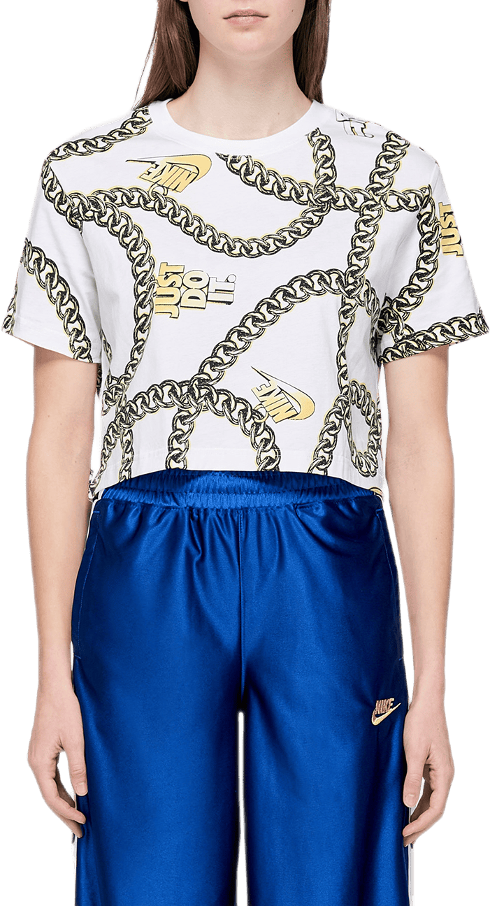 W Cropped T-shirt White
