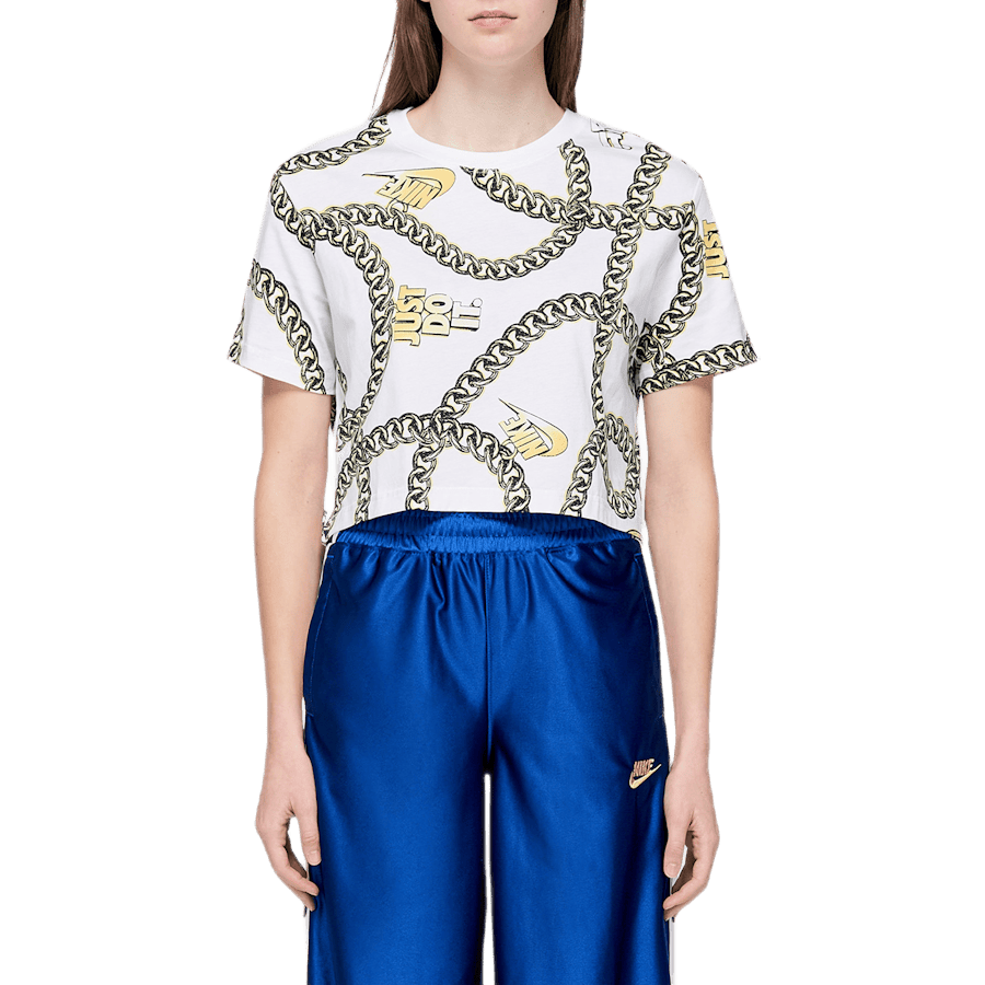 W Cropped T-shirt White