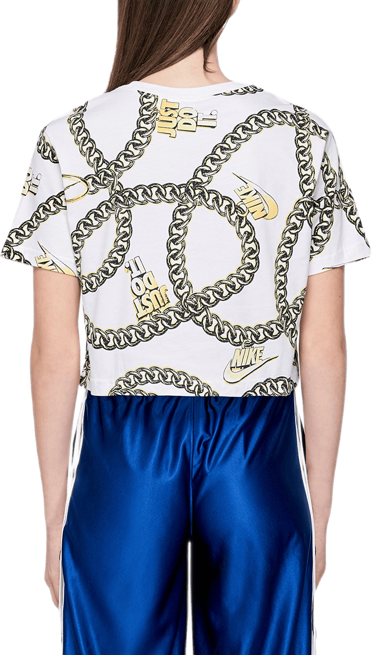 W Cropped T-shirt White - Bild 4