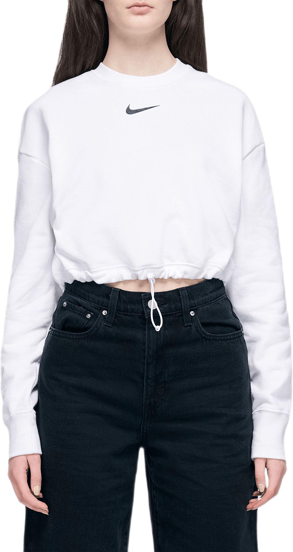 W Sportswear Swoosh Crew White