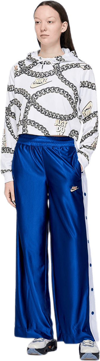 W Crop Top Hoodie White - Bild 2