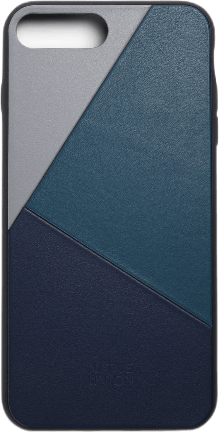 Clic Marquetry Iphone 7+ Case Blue, Unisex, Attrezzature, Accessori, Blu, ONESIZE