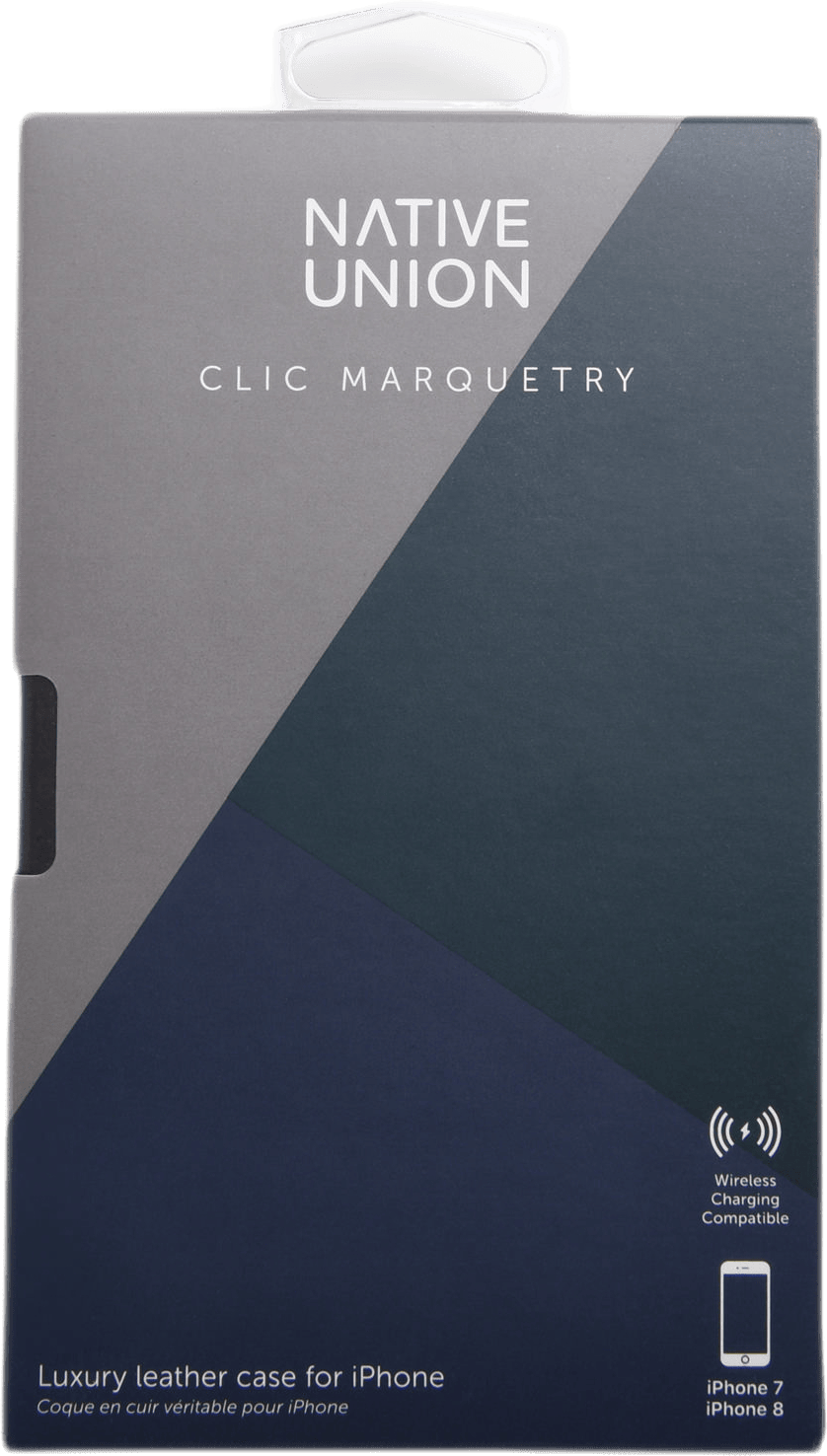 Clic Marquetry Iphone 7 Case Blue - Bild 4