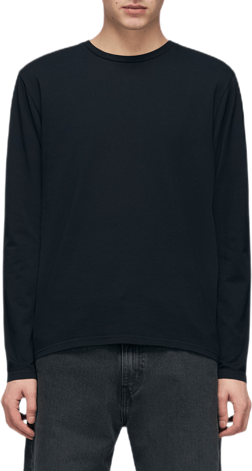 Classic Organic Long Sleeve T- Black, Unisex, Abbigliamento, Maglietta, Nero, S