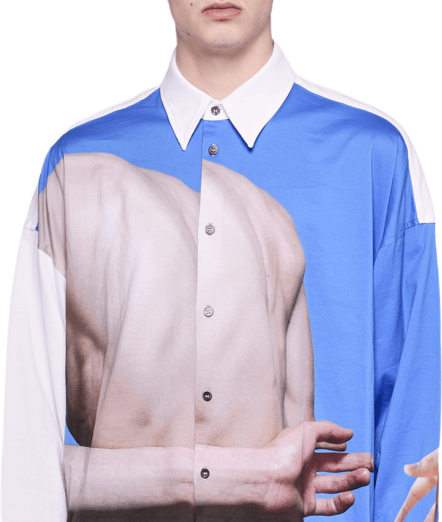 Poplin Jersey Blue - Bild 2