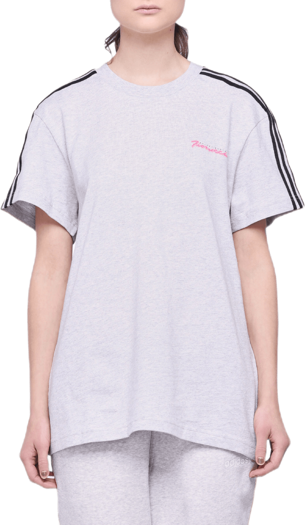 X Fiorucci Logo Tee Gray