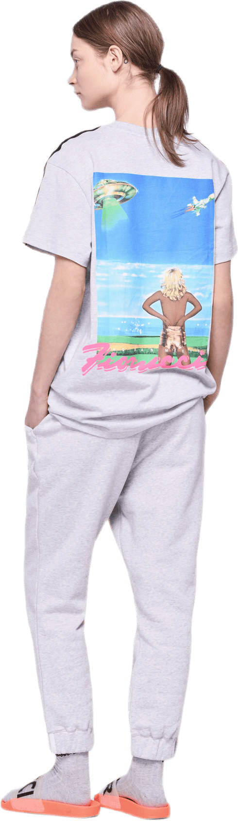 X Fiorucci Logo Tee Gray - Bild 2