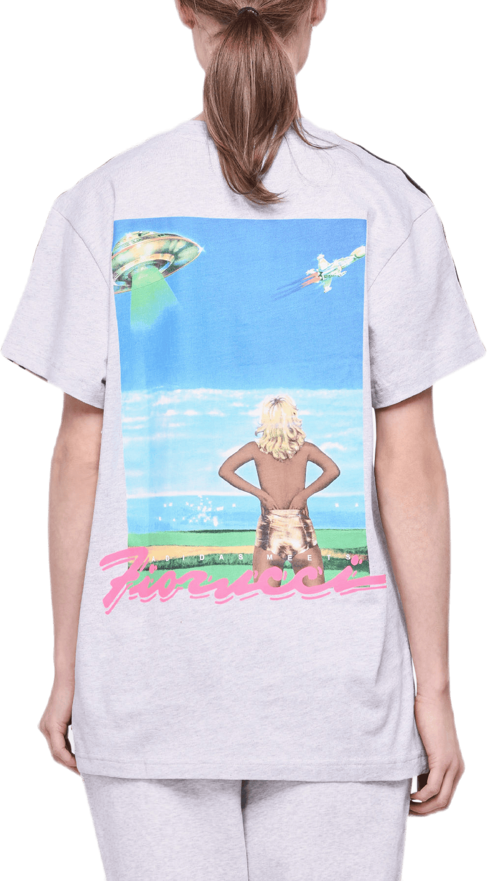 X Fiorucci Logo Tee Gray - Bild 3