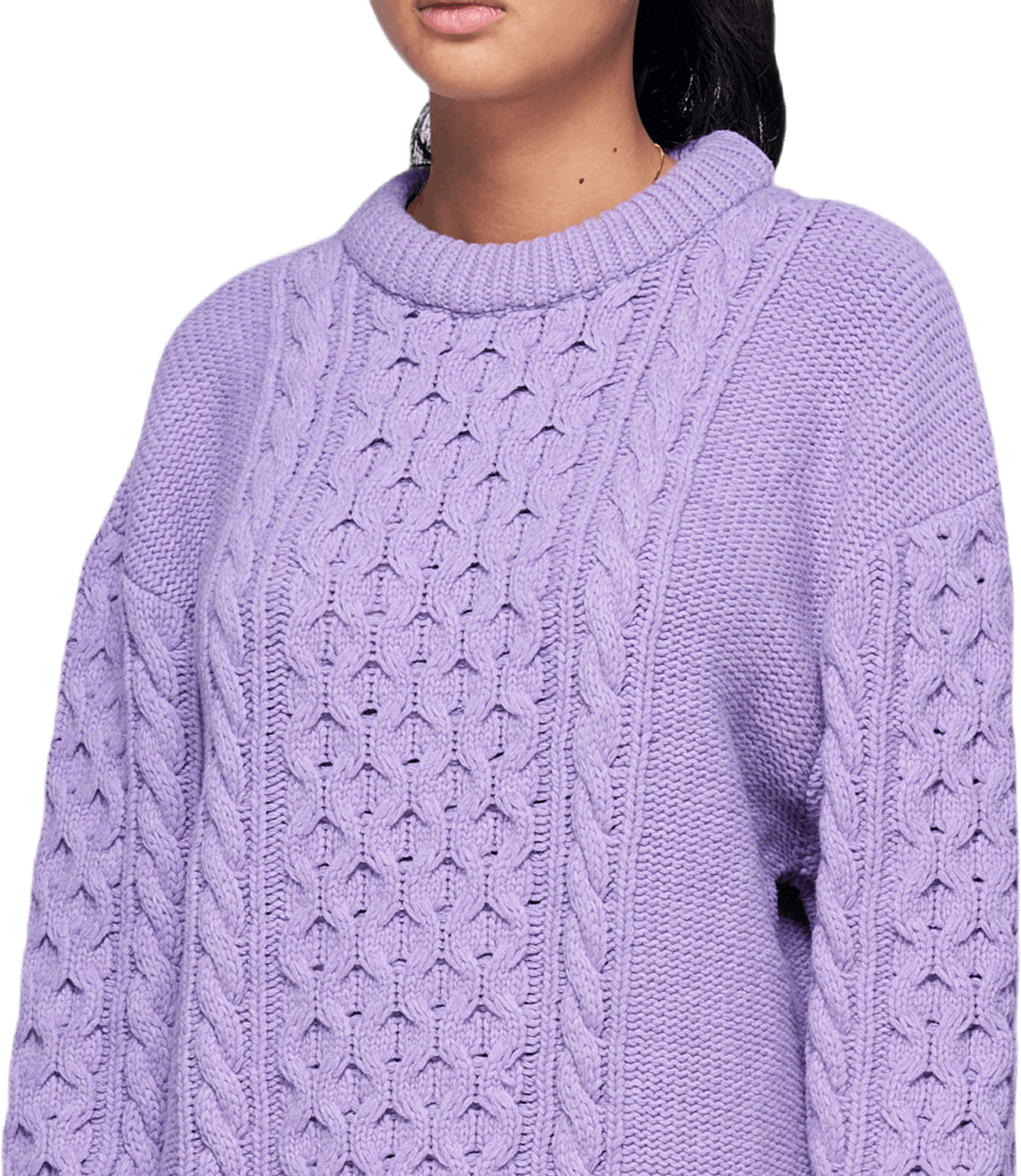 Boyfriend Knit Purple