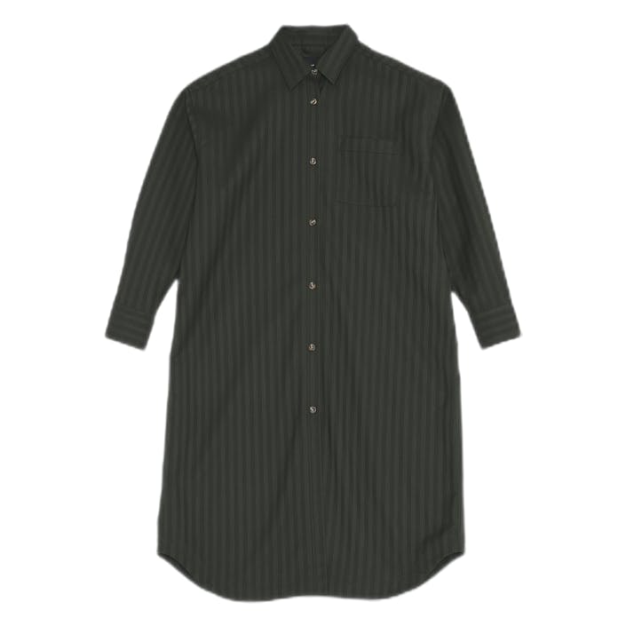 Shirt Dress Green, Female, Vêtements, jupes et robes, Noir, XS