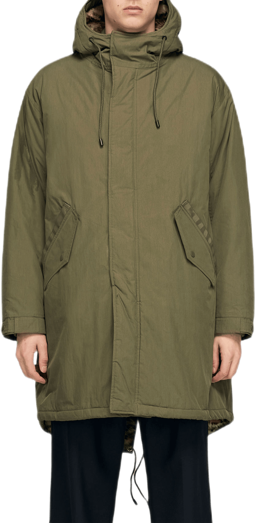 Dawn Lined Fishtail Parka Green
