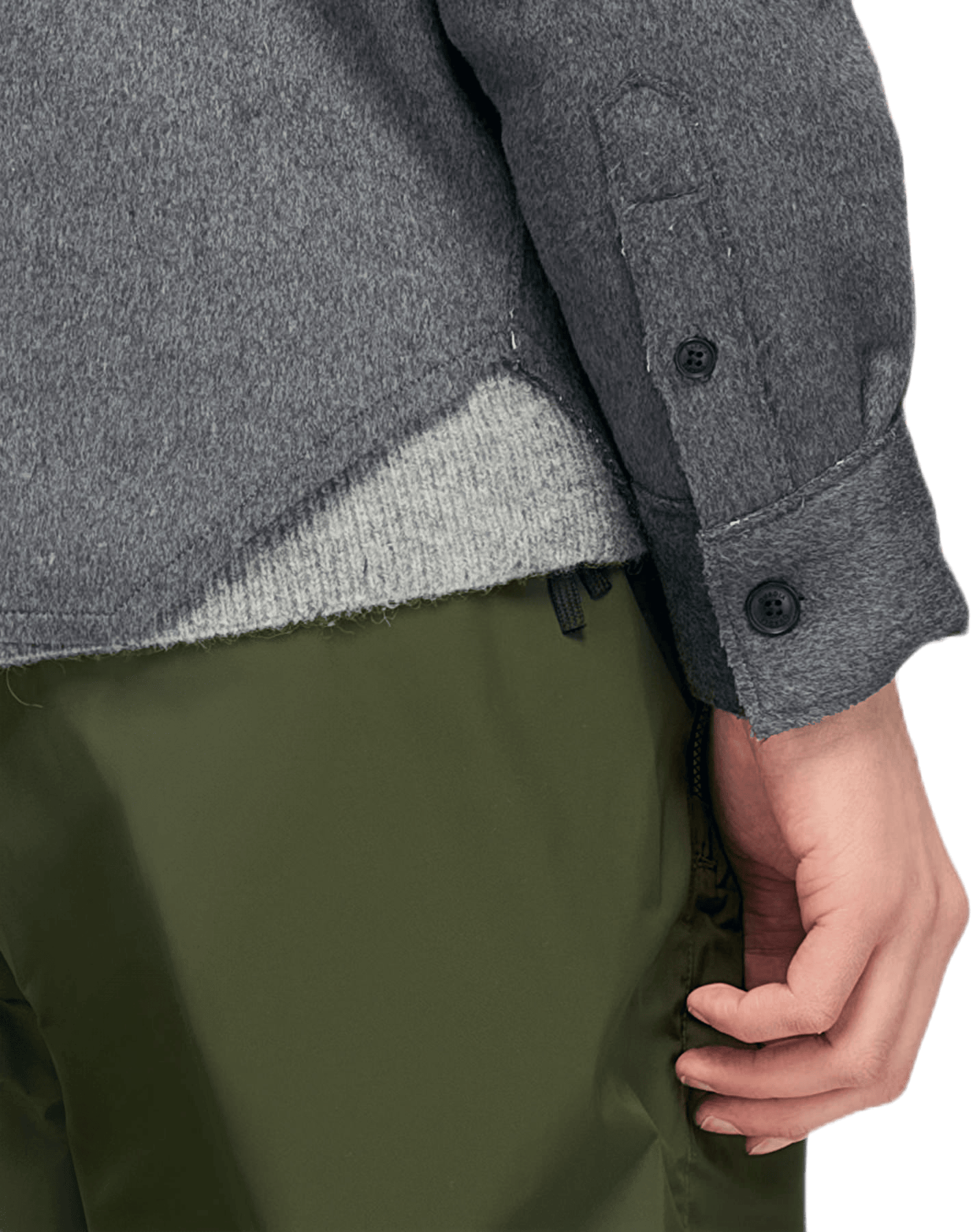 Ike Turner Military Overshirt Gray - Bild 5