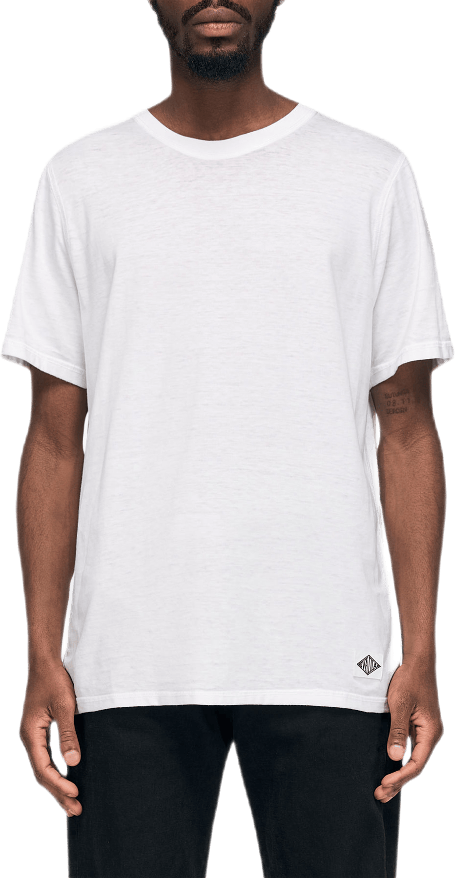 Reverse Tee Inside Out White